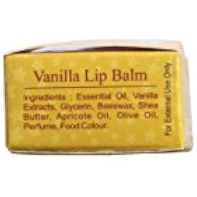 KHADI RISHIKESH HERBAL VANILLA LIP BALM COMBO SET PACK OF - 8GM X 3 (24GM) - Image 2
